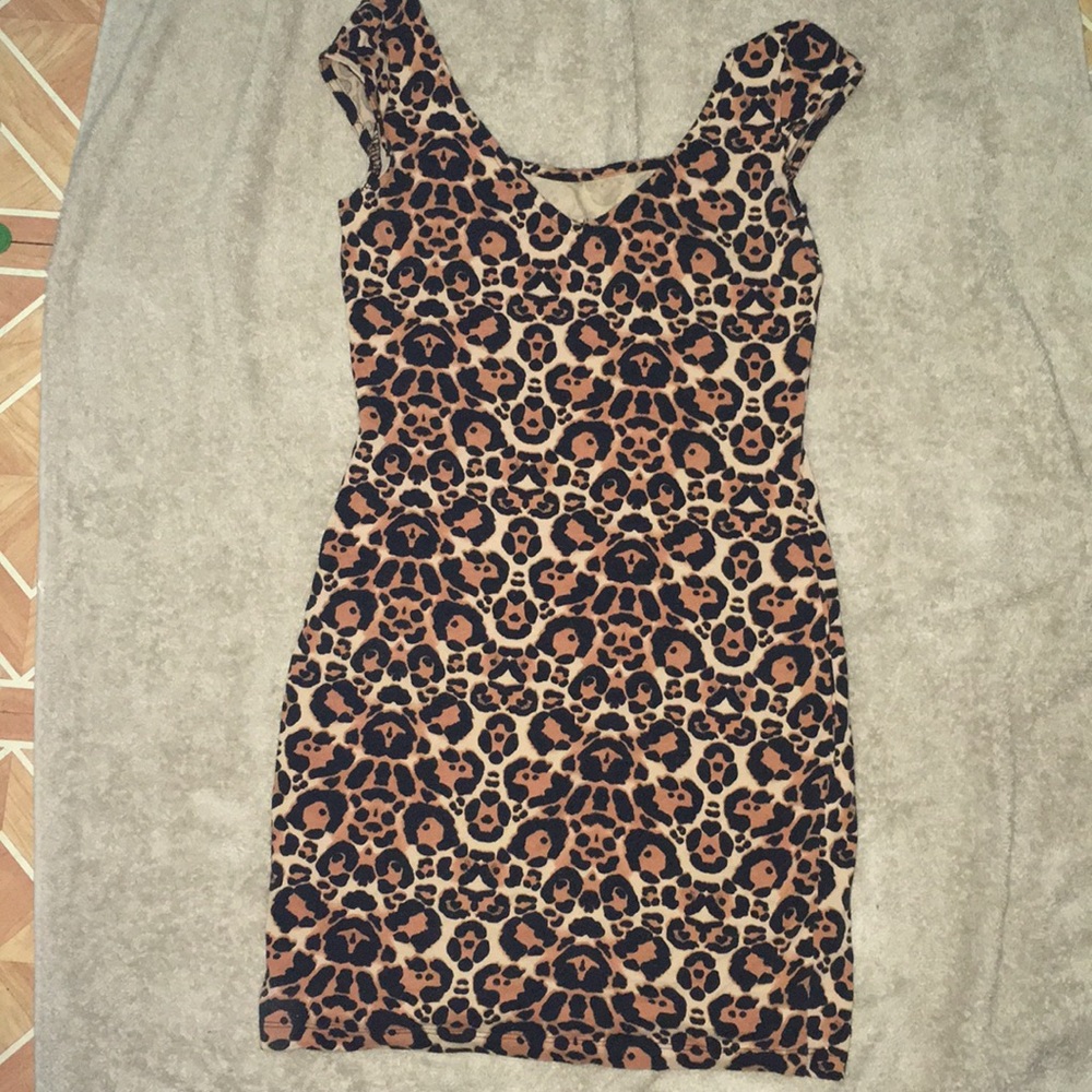 cheetah print dress